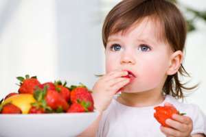Reacciones alérgicas en Bebés: Fresas 